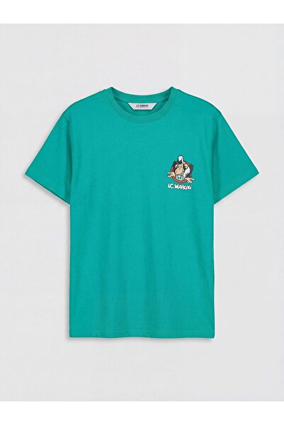 LC Waikiki Tricou pentru băieți LCW Kids Nostalgic Monkey cu imprimeu