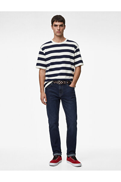 Koton Pantaloni din denim conici, cu croială normală, din bumbac - Joe Jean