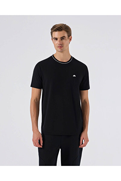 Ellesse Πλεκτό Μαύρο Ανδρικό T-Shirt 6Sm5058