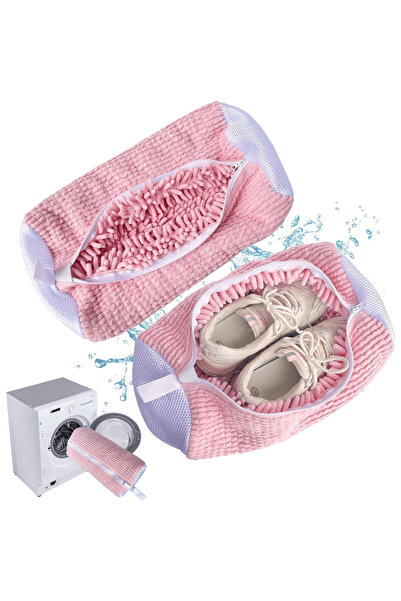 HASEPE Sac Spalat Incaltaminte 39x19cm, Protectie Pantofi, Fibra Moale, Fermo...