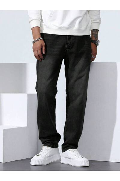 oraystore Ανδρικό τζιν παντελόνι oversize με άνετη εφαρμογή, μοντέρνα γραμμή,...