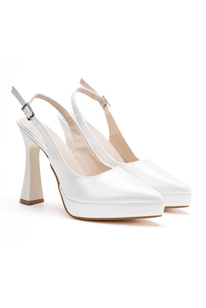 MFT AYAKKABI Γυναικεία κομψά νυφικά και βραδινά παπούτσια με ψηλό τακούνι και...