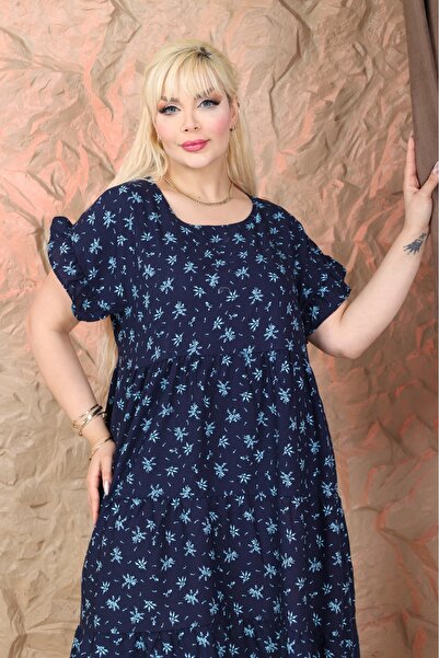 mervemoda ROCHIE DE VARĂ MĂRIME MARE DE FEMEI