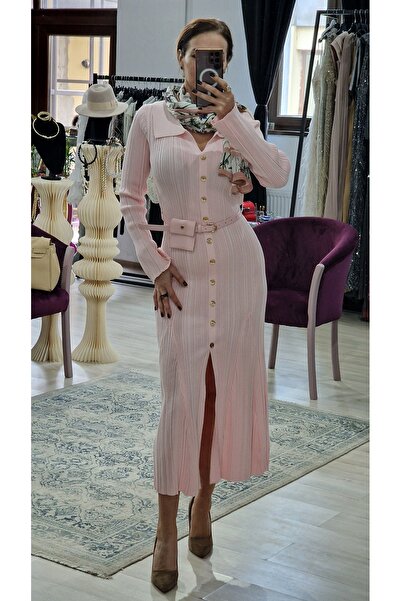 OEM Μακρύ Πλεκτό Φόρεμα για Γυναίκες – Κομψό & Άνετο Μάξι Φόρεμα