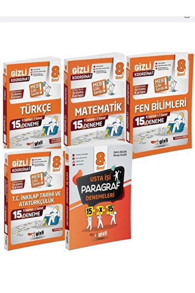 Gizli Yayınları 8 SINIF DENEME SET - 2026