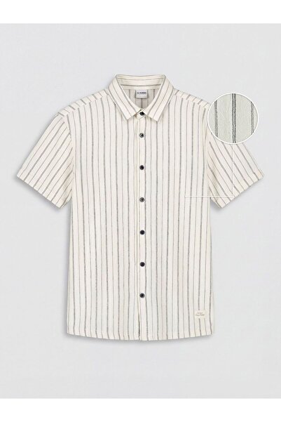 LC Waikiki Lcw Kids Striped Poplin Boys' Shirt