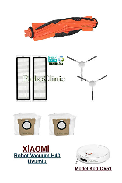 Roboclinic Sac de praf de rezervă, perie, filtru compatibile cu aspiratorul r...