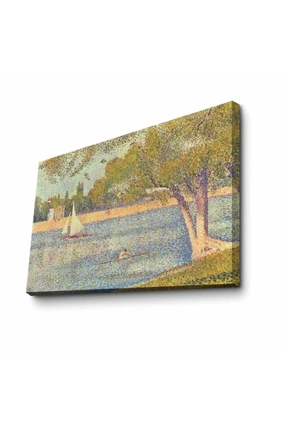 OEM Tablou decorativ Re-Bloom, model peisaj, lemn/pânză, multicolor, 100 x 70 cm