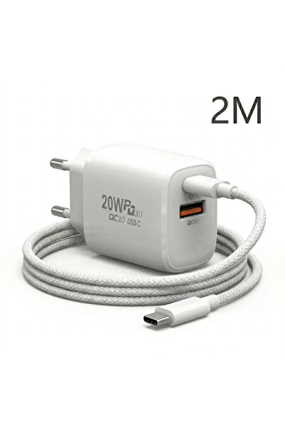 Wyred by Monga Power 20CA 2M 20W Φορτιστής τοίχου διπλής θύρας, Καλώδιο Type-...