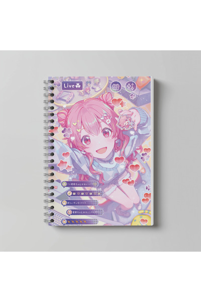 nihonwosekai Hatsune Miku Pjsekai Colorful Anime Notebook A4 Size 60 Sheets Airi