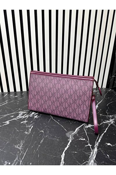 DENİZ Clutch Quality Trend Monogrm Series Bag
