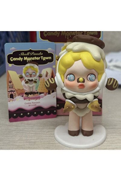 Meyra Accessories Skull Panda Candy Monster Town Serisi - Bubble Ghost Figür blind box collection sürpriz kutulu 1adet