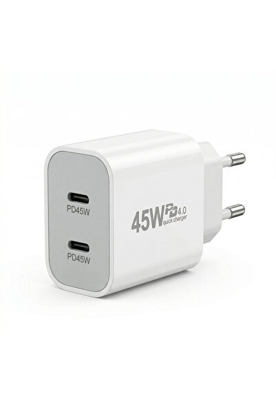 Wyred by Monga Φορτιστής Τοίχου Power 45CC Διπλής Θύρας Type-C, 45W, Power De...