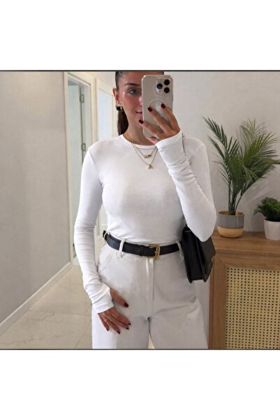 LİFERA Finger Detailed Long Sleeve Badi