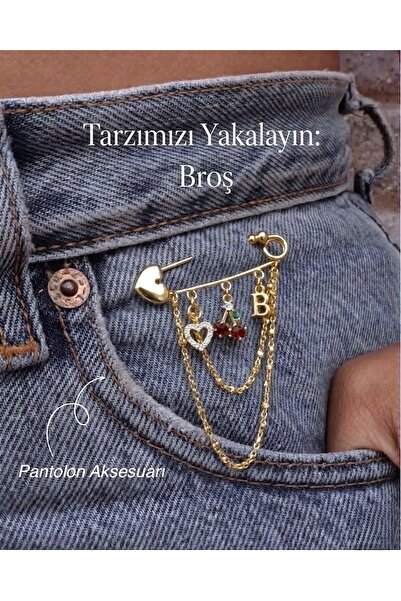 AŞIK ACCESSORIES Pantolon Aksesuarı - Kişiye Özel Harfli ve Fotoğraflı 3'lü C...