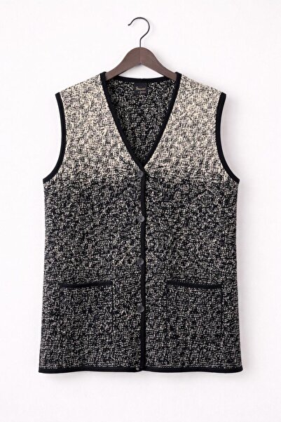 one depot only for quality life Women's Knitwear Vest Buttoned Plus Size Vest