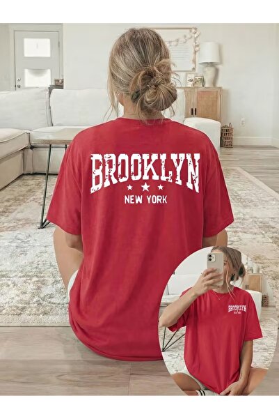 PAVRO Unisex Tshirt Quality Fabric Brooklyn Printed Comfortable Fit Tshirt