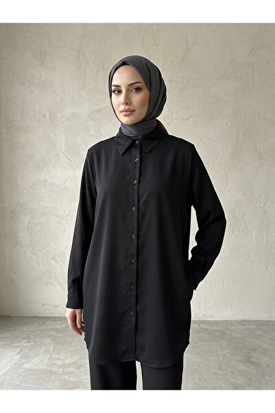 Lunsera Store Classic Dubai Tunic-Black