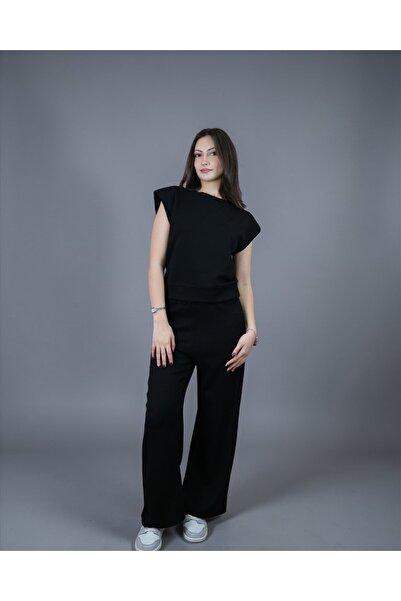 ALMİLA MODA VATKALI MODAL TAKIM LACİVERT