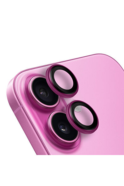 OBAL:ME Προστατευτικό φακού για Apple iPhone 16/16 Plus Ροζ