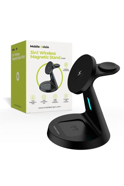 Mobile Origin 3 σε 1 Ασύρματη Μαγνητική Βάση PW9