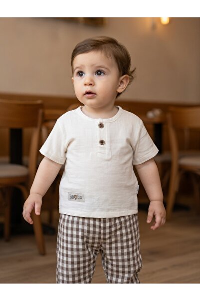 Çıtırkids Muslin Small Checkered 2-Piece Set