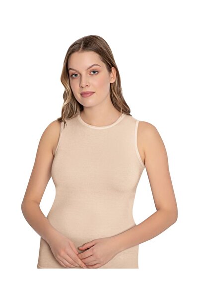 LÜXDRM Γυναικείο Αμάνικο Σετ Φανελάκια από Μπαμπού με Λαιμόκοψη Ποδηλάτου (2 ...