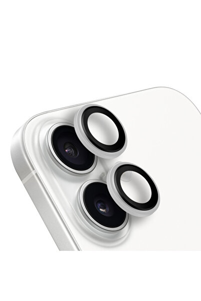 OBAL:ME Προστατευτικό φακού για Apple iPhone 16/16 Plus Λευκό