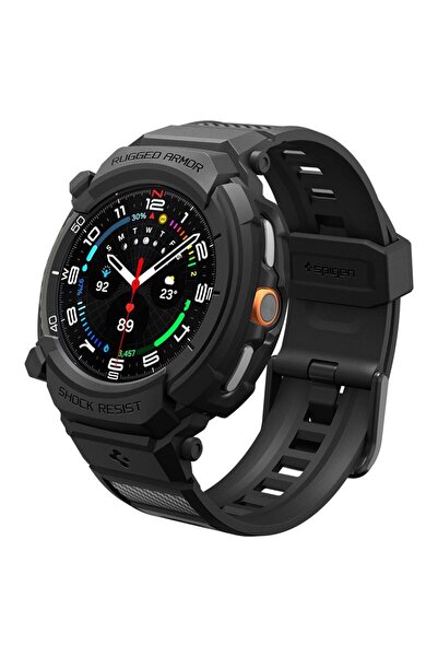 Spigen Rugged Armor Pro, ματ μαύρο - Galaxy Watch 8 Classic (46mm)