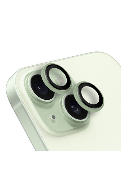 OBAL:ME Προστατευτικό φακού για Apple iPhone 15/15 Plus Πράσινο