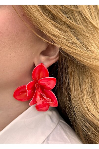Charmist Orchid Earrings Red
