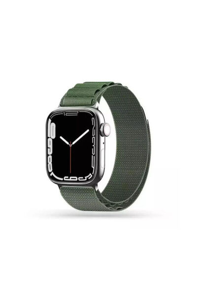 Tech-Protect Υφασμάτινο Λουράκι Στρατιωτικό Πράσινο (Apple Watch 4 / 5 / 6 / ...