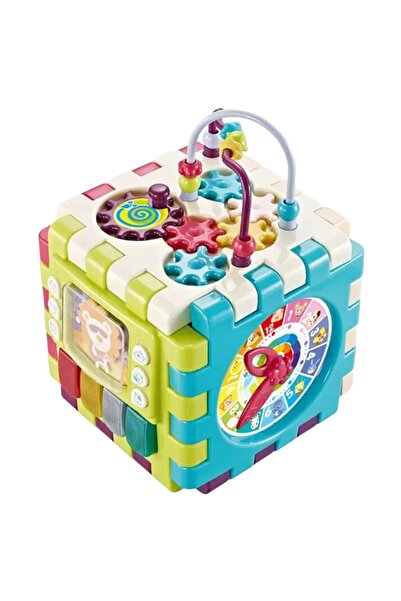 Goodway - Baby Activity Puzzle Cube With Bead Maze & Piano