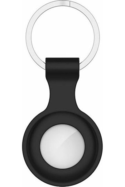 OEM Θήκη Μπρελόκ Σιλικόνης για AirTag σε Μαύρο χρώμα