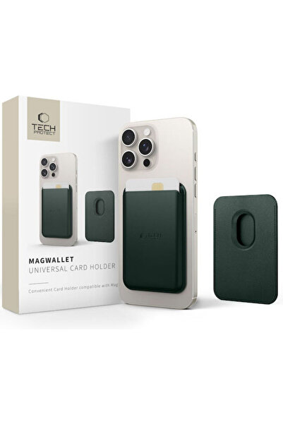 Tech-Protect Θήκη καρτών MagSafe Magwallet σε χρώμα χακί