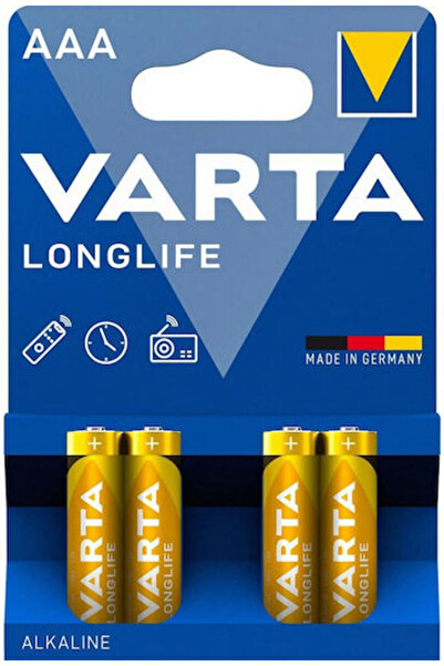 Varta 4103 συσκ. 4 ΑΛΚΑΛΙΚΗ LONGLIFE AAA
