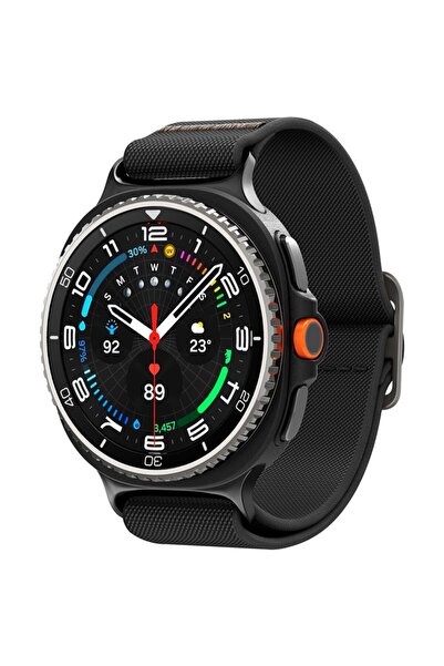 Spigen Λουράκι Lite Fit, μαύρο - για Galaxy Watch 8 46mm/44mm/40mm