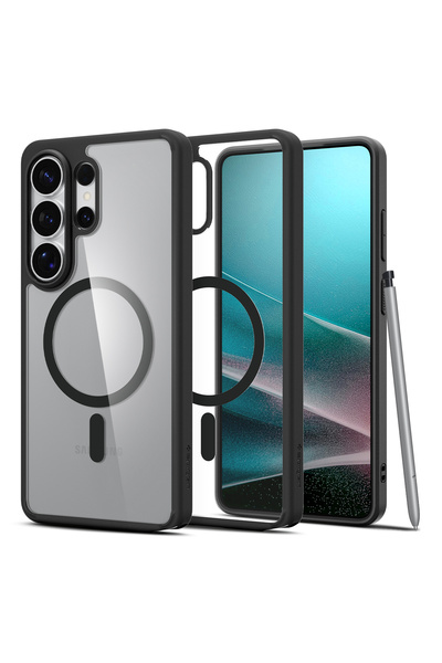 Spigen Υπέρ-Υβριδική Θήκη MagSafe, ματ μαύρο - Samsung Galaxy S26 Ultra