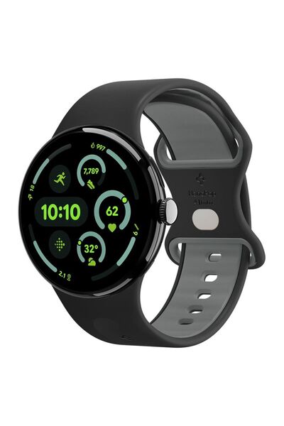 Spigen Νάνο Ποπ Μπαντ, μαύρο σουσάμι - Google Pixel Watch 4/3/2/1 41mm
