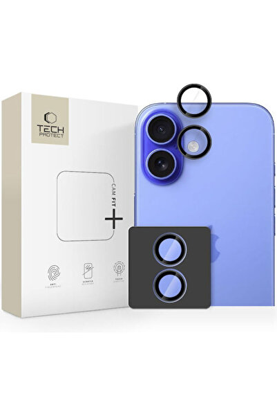 Tech-Protect Camring Fit+ Προστασία Κάμερας από Σκληρυμένο Γυαλί Μαύρο για το...