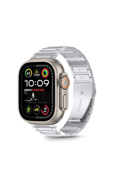 Tech-Protect Λουράκι Ανοξείδωτο Ατσάλι Ασημί (Apple Watch 6, 7, 8, 9, 10, SE,...
