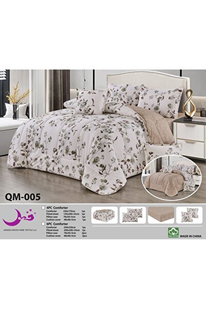 Moon مفرش الكنج القطني نفرين 6قطع قطن 100%100