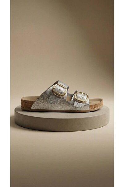 Shoebuo Γυναικείες ορθοπεδικές παντόφλες με μαλακή σόλα με διπλή πόρπη, αντιο...