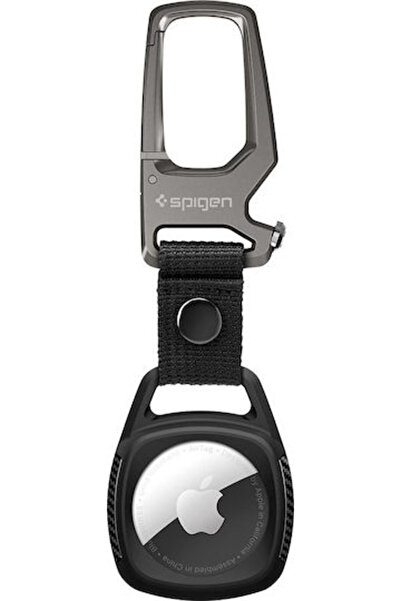 Spigen Ανθεκτική Θωρακισμένη Θήκη Μπρελόκ για AirTag Μαύρο Ματ