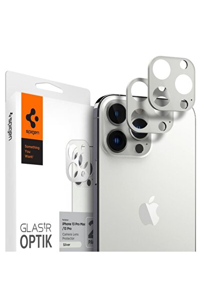 Spigen tR Optik 2 Pack, ασημί - iPhone 13 Pro/Max