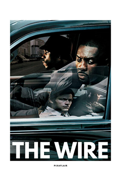 Pixaflair - The Wire - Rolling - Tablo - Çerçevesiz Film Poster