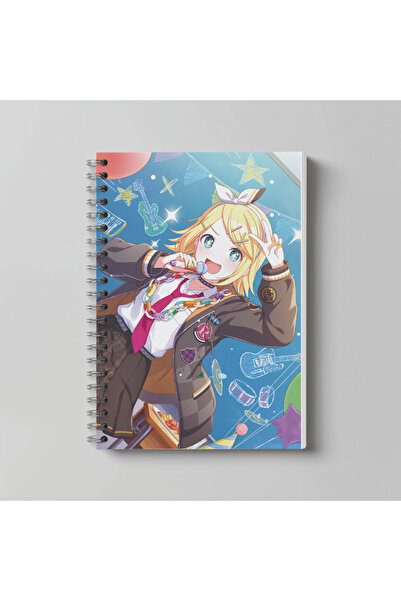 nihonwosekai Hatsune Miku Pjsekai Caiet Anime Colorat A4 60 de foi Kagamine Rin