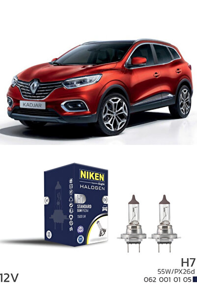 Sosyal Çarşı RENAULT KADJAR 2015-2020 KISA FAR AMPULÜ H7 HALOJEN AMPUL 12V 55...