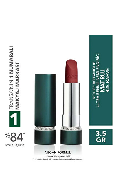 Yves Rocher Matte Lipstick Intense Pigment Nude Long Lasting Moisturizing Veg...