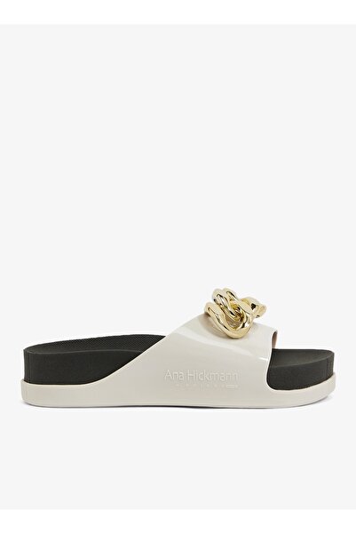 VOICES Slide Soul Corrente 2K Women's Anti Slip Sole With Gold Chain Design-W...